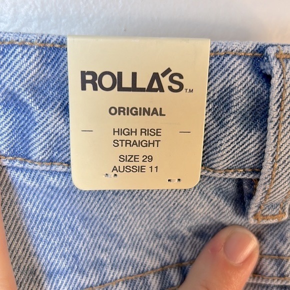 Rolla’s Original Straight Leg Jean in City Worn - Picture 13 of 14